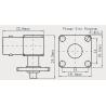 Buy cheap BNC Female Right Angle Flange Mount RF Connector For 2# Semi Flexible / Rigid Cable from wholesalers