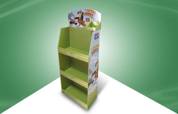 Buy cheap Supermarket Product Cardboard Free Standing Display Units with Three shelf from wholesalers