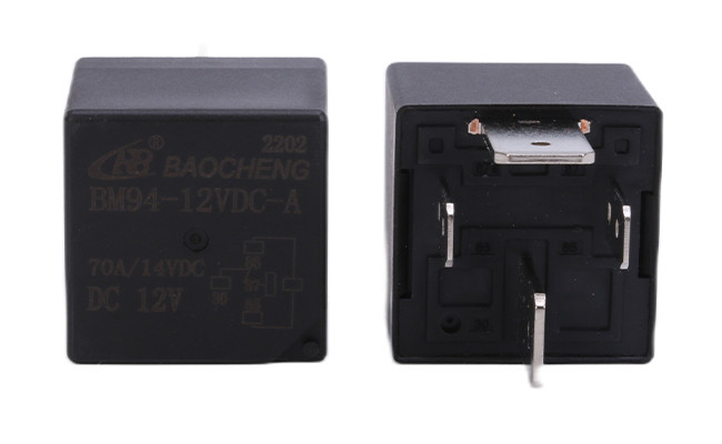 Safety AgSnO2 DC12V Universal Automotive Relay Automated Control