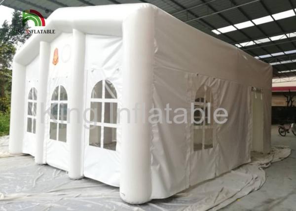 Outdoor White 6X5m Inflatable Event Tent For Hospital Military Use 2 Years
