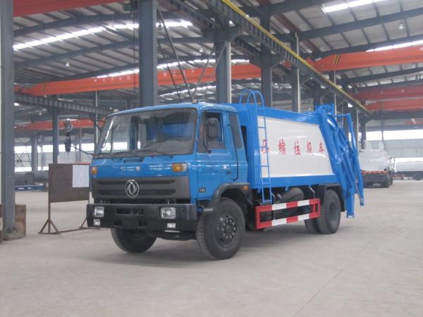 Buy cheap Dongfeng mini hook lift garbage truck, 5ton hydraulic lifter truck for sale from wholesalers