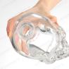 Buy cheap Collar Material Glass 750ML Crystal Head Wine Vodka Decanter for OEM/ODM Acceptable from wholesalers