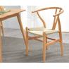 Buy cheap Nordic modern dining table and chair contracted household book chair arm-chair solid wood chair Y chair from wholesalers
