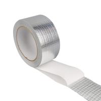 Buy cheap 2 Way HVAC Reinforced Scrim Aluminum Foil Tape FS Rubber Resin Adhesive product