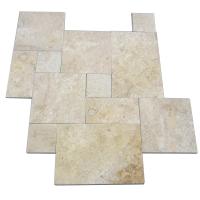 Buy cheap Honed Travertine Natural Slate Wall Tile , Rough Natural Stone Bathroom Tiles 12 product