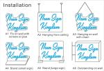 Business Advertising Board Brass Neon Light Wedding Sign With Custom Logo