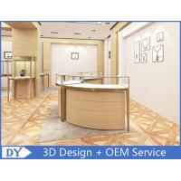 Buy cheap OEM Modern Round Shape Jewellery Shop Display Counters In Stain steel MDF product
