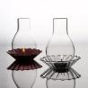 Buy cheap Custom Logo Clear Borosilicate Glass Candlestick from wholesalers
