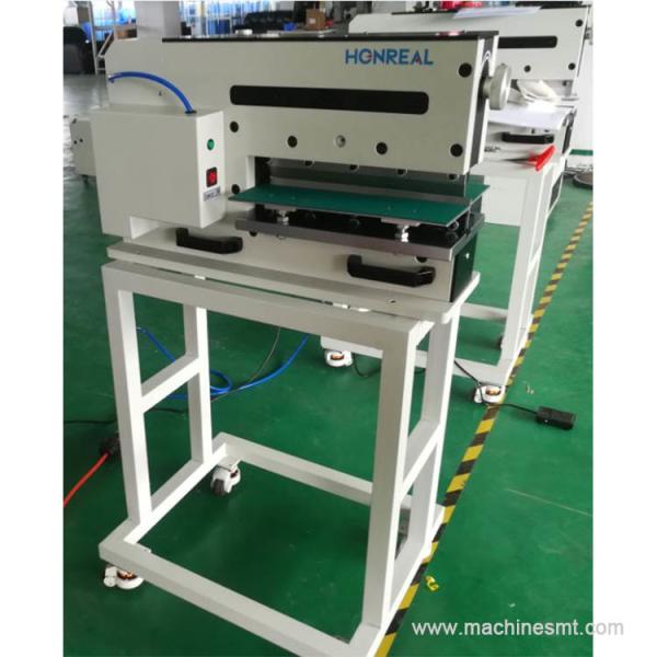 Buy cheap Pneumatic 240V PCB Cutting Machine , PCB V Grooving Machine For Aluminum SMD RF4 Board from wholesalers
