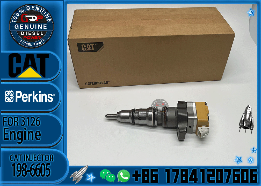 Reman Fuel Injector 128-6601 198-6605 178-0199 1286601 1986605 1780199 for Caterpillar CAT C7 Excavator 3126B/E 322C 325