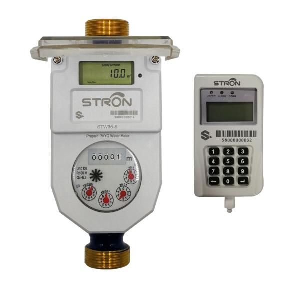 Quality Multijet R160 STS Split Remote Recharge Prepaid Waterflow Meter with CIU for sale
