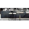 Buy cheap Bistro Table Legs Cast Iron Sandy Texture Designer Furniture Flat Board Easy Assemble from wholesalers