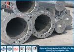 33KV Tower Electric Galvanized Steel Tubular Pole Transmission Power Line Use