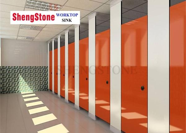 Airport Phenolic Toilet Partitions , Easy Clean Compact Laminate Toilet