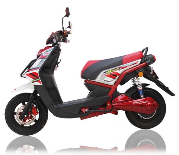 Buy cheap 1500W Red Electrical Motorcycle 300Kgs Loading Electric Sports Motorcycle from wholesalers