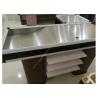 Buy cheap Convenience Supermarket Checkout Counter And Cashier Desk With Display Shelves from wholesalers