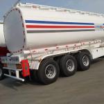 3 Axle 5000L 40CBM Oil Fuel Semi Trailer Fuwa Axle With SINOTRUK Head