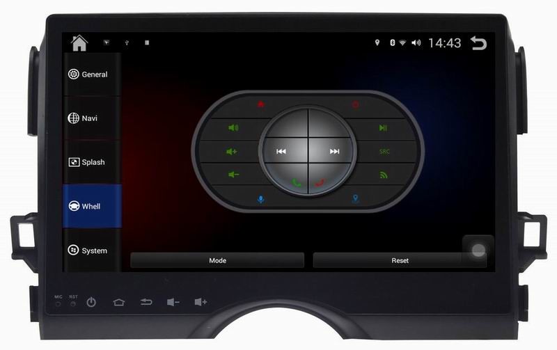 Ouchuangbo car pc dvd stereo pure android 4.4 for Toyota Reiz 2013 support 3g wifi radio bluetooth hd 1024*600