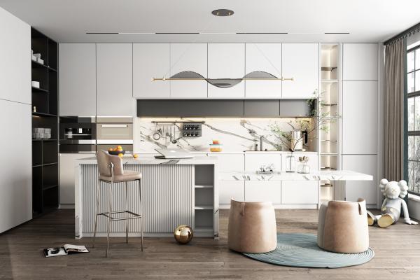 Buy cheap Modern Home Bar Stone Countertop Marble Top High Glossy Kitchen Cabinets from wholesalers