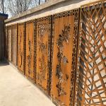 Corten Steel Privacy Screens Outdoor Garden Privacy Art Metal Decorative Panels