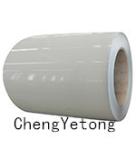 Whiteboard Colour Coated Steel Coils , White PE Coating Prepainted Steel Coil