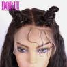 Buy cheap 180% Density Human Hair Lace Front Wigs Water Wave Brazilian With Baby Hair from wholesalers