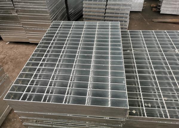 Buy cheap 1000mm*300mm Hot-Dip Galvanized Steel Stair Sidewalk Welded Steel Grating from wholesalers