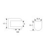 Buy cheap Fixed Glass Holder YS-037, Zinc Alloy, for glass 6mm, finishing chrome or Satin from wholesalers