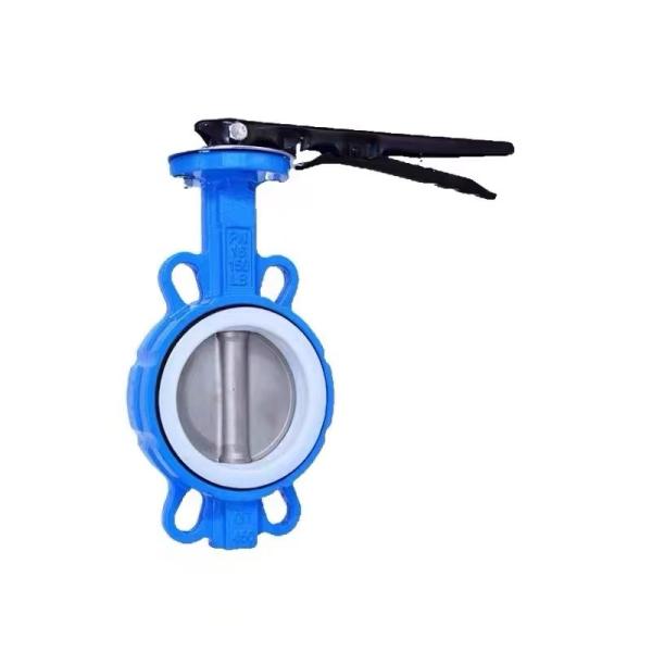 Buy cheap 2 inch Ductile Iron Wafer Butterfly Valve ANSI 150 DIN JIS Silver for General Purpose from wholesalers
