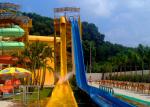 Thrilling Water Park Equipment Rainbow Water Slide Ashland Gelcoat For Race
