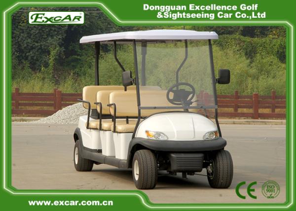 Buy cheap Electric Club Car Golf Cart 8 Passenger 48v 3.7kw With Trojan Battery from wholesalers