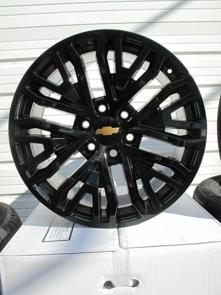 Buy cheap Gloss Black GMC Replica Wheels Yukon Sierra Factory Style With Tires 5906 22" from wholesalers