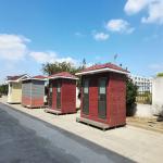 16mm PU Sandwich AZ150 Steel Tube Prefabricated Modular Toilets
