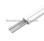 1 Core FTTH Indoor Outdoor Aerial LSZH Square Type Fiber Optic Drop Cable 2.0*5