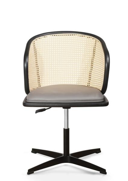 Buy cheap 0.121CBM Cane Swivel Desk Fabric Executive Chair 17in PU Leisure from wholesalers
