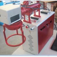 Buy cheap Hand Held Portable Fiber Laser Marking Machine For Meta Products Processing 20w product