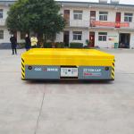 DC Motor Battery Powered Material Transfer Cart 17 Tons Manual Operation