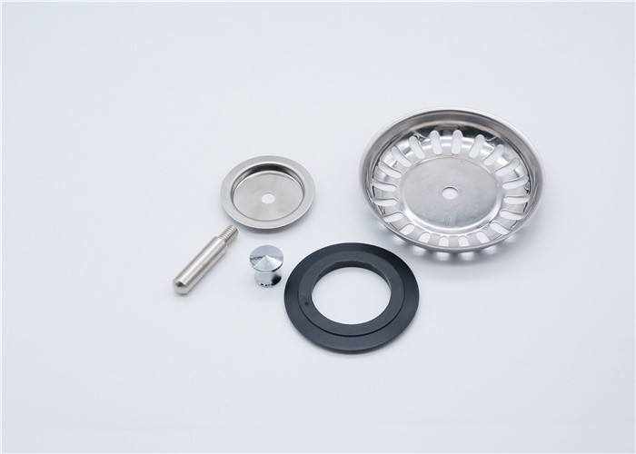 Spanish Standard Sink Strainer Set Stainless Steel 201 79 Mm OD 0.4 - 0.6 Mm Thickness
