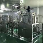 Pneumatic Lotion Cosmetic Emulsifier Mixer 50 Liter SUS304 SUS316