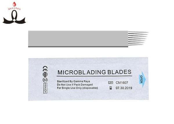 Buy cheap 3D Embroidery Microblading Blades 0.25mm #7 Silver Hard Slope Blade Eyebrow PMU Needle from wholesalers