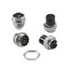 Buy cheap T373J M12 Aviation Plug 3 Pin Connector Black Waterproof Zinc Alloy Shell from wholesalers