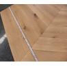 Buy cheap Character ABCD grade 60 degree Euro Oak Chevron Engineered wood Flooring Natural Brushed UV lac from wholesalers