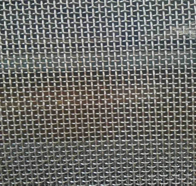 Heavy Industry hot dip galvanized square crimped wire mesh anping for building
