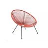 Buy cheap Steel Wicker Rope Rattan Acapulco Chair Outdoor Patio Garden Table And Chair Set from wholesalers