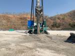 Bottom Feed Vibroflot Equipment Walking Pile Frame Type For Silt Clay Soft Soil