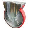 Buy cheap 6'' European Heavy Duty Red PU On Cast Iron Castor Wheels 1000lbs from wholesalers