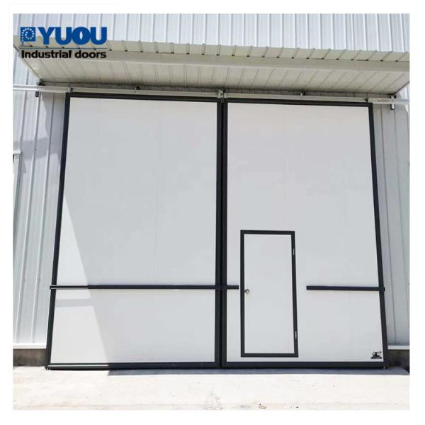 Buy cheap Warehouse Large Industrial Sliding Doors Metal Automatic Customized Wearproof from wholesalers