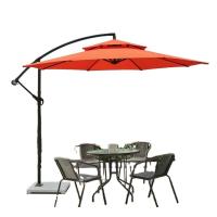 Buy cheap 2.5m Double Canopy Umbrella Cantilever Garden Parasols Sun Protection product