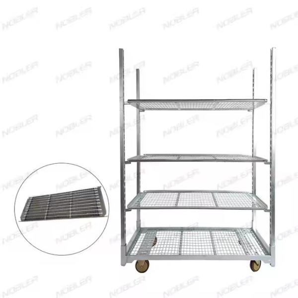 Buy cheap Handle Flower Danish Trolley Convenient Easy To Assemble from wholesalers