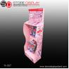 Buy cheap Corrugated POP retail hanging hook floor displays from wholesalers